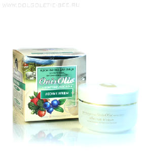 Крем — маска для лица OvisOlio — Овечье масло — коллагеновая, витаминопитающая «Лесные ягоды».